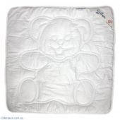 Детское одеяло Teddy white (эвкалиптовое) облегченное 0161-01/00 Billerbeck (Украина-Германия) (80х80)