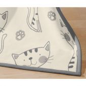 ПЛЕД BIEDERLACK LOVELY&SWEET KITTY NATURE 702685