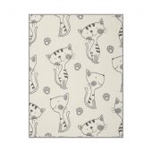 ПЛЕД BIEDERLACK LOVELY&SWEET KITTY NATURE 702685